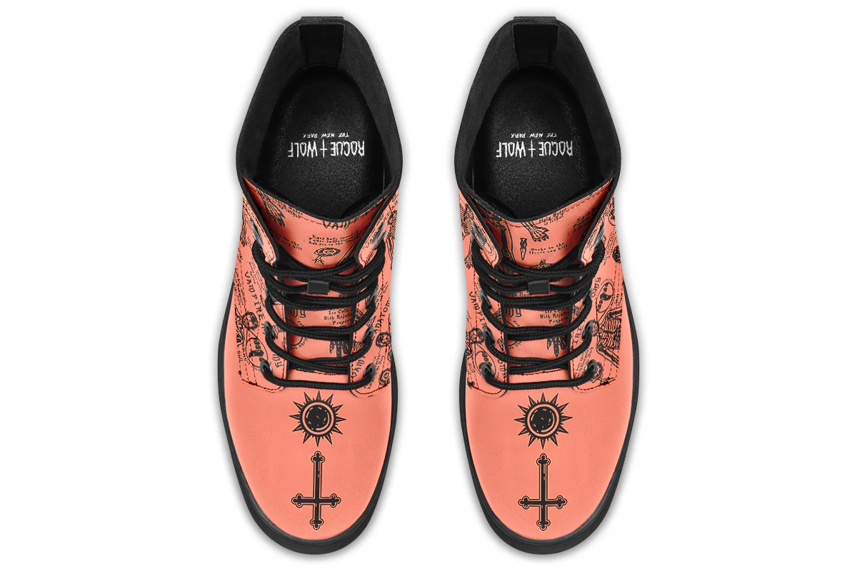 Coral Vampire Study Boots - Image 8