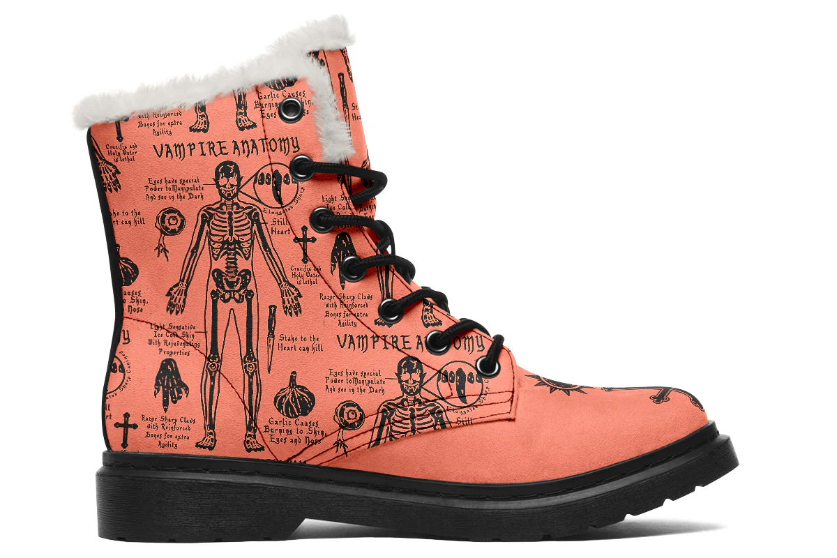 Coral Vampire Study Winter Boots - Image 2