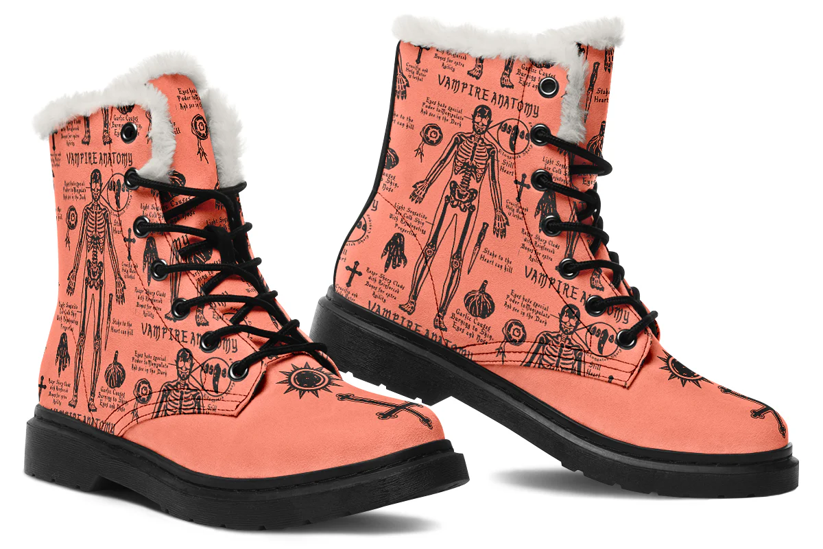 Coral Vampire Study Winter Boots - Image 5