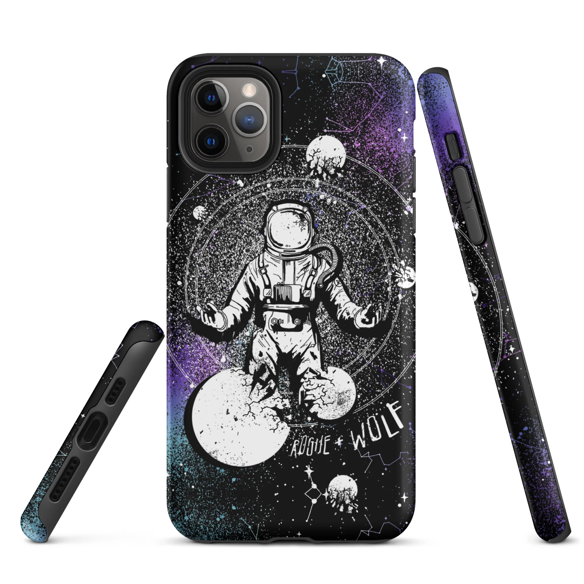Cosmic Explorer Tough Phone Case for iPhone - Image 5