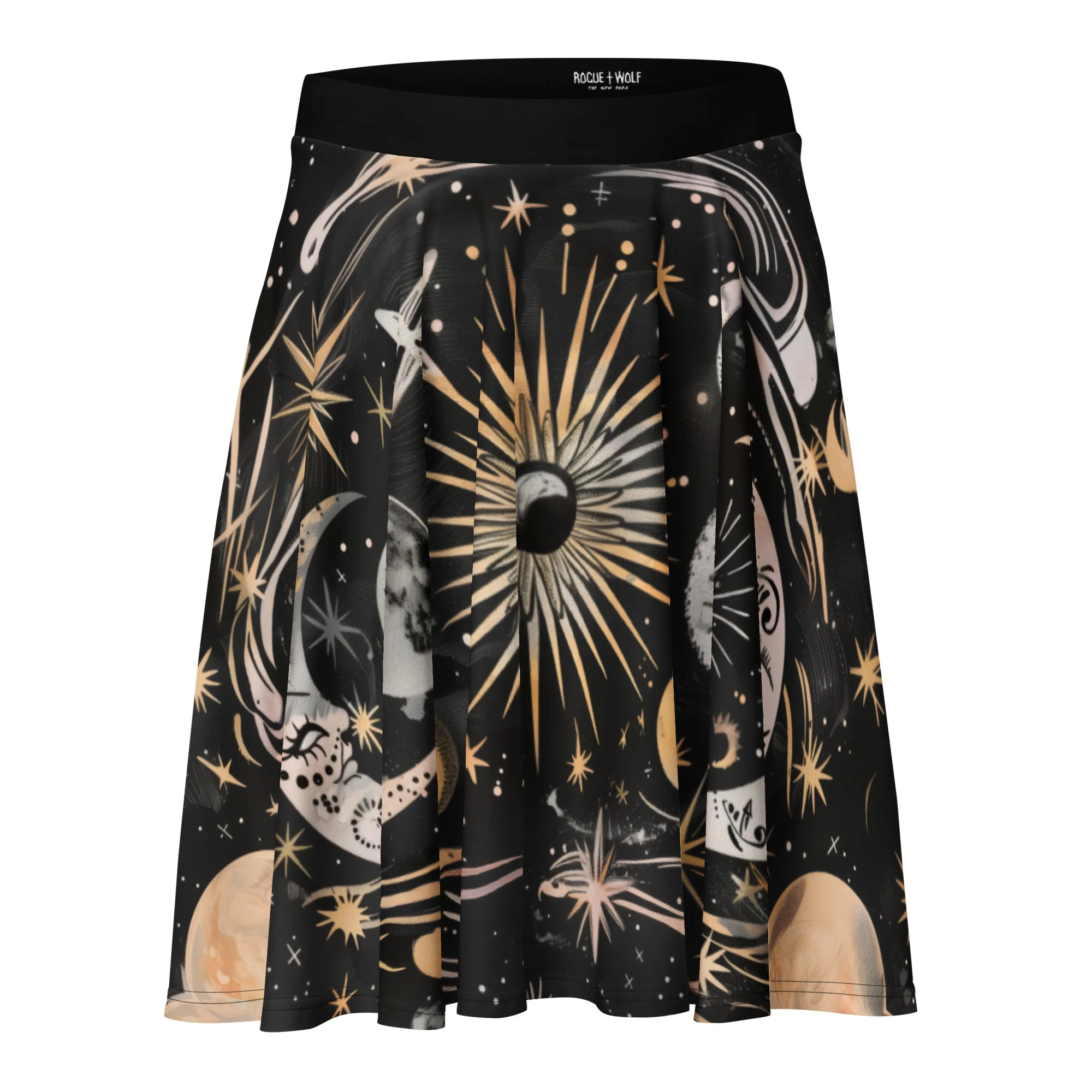 Cosmic Sigils Skater Skirt - Image 4