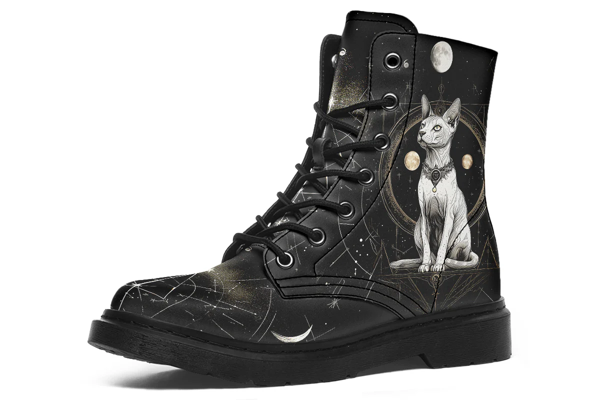 Cosmic Sphynx Cat Boots - Image 4
