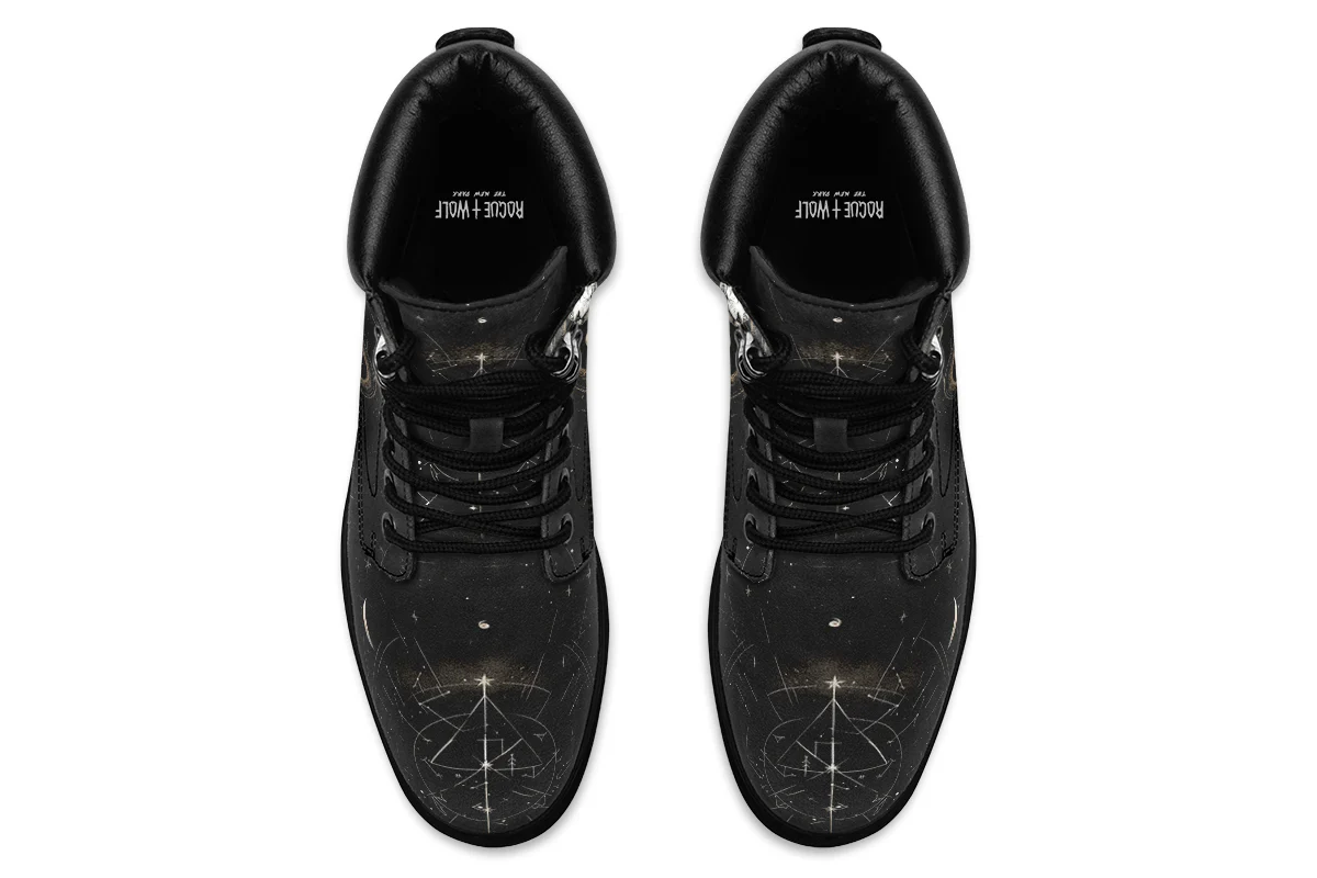 Cosmic Sphynx Cat Classic Boots - Image 6