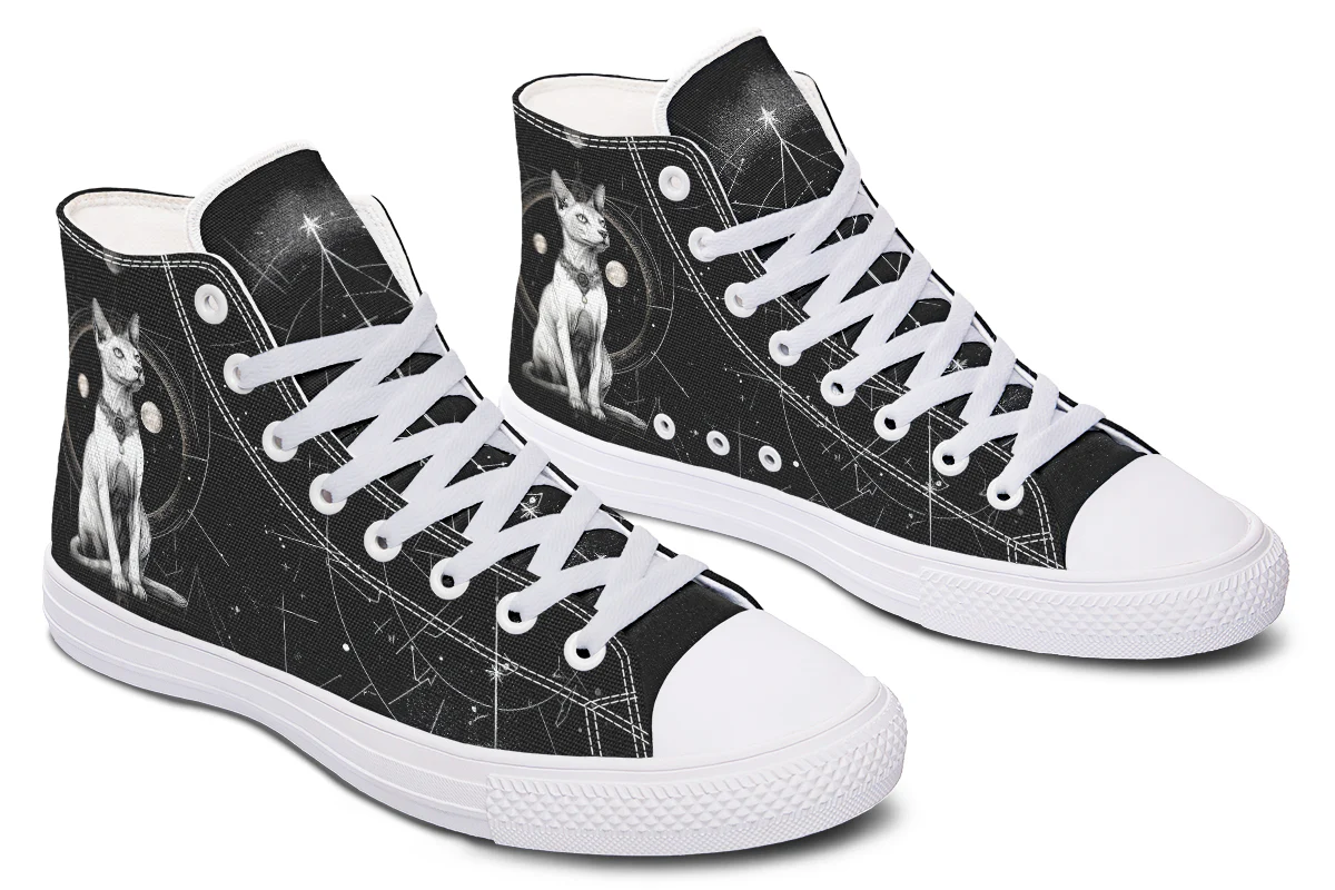 Cosmic Sphynx Cat High Tops - Image 14