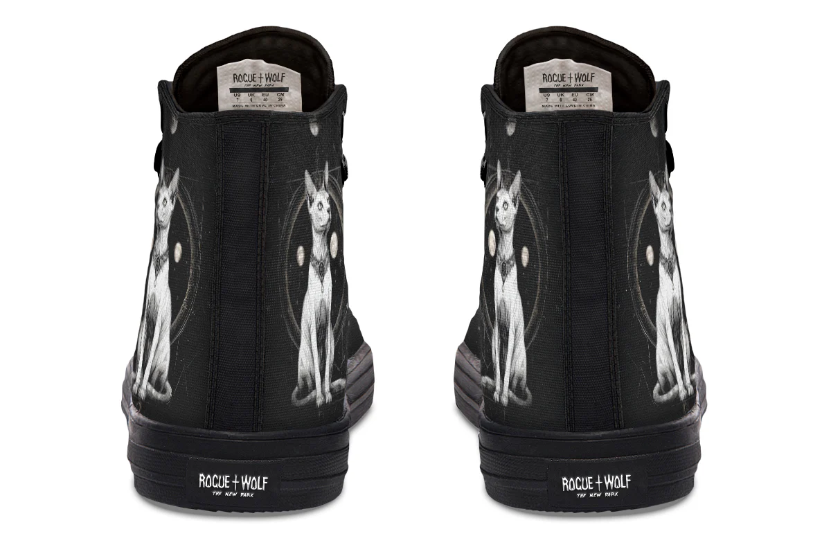 Cosmic Sphynx Cat High Tops - Image 8