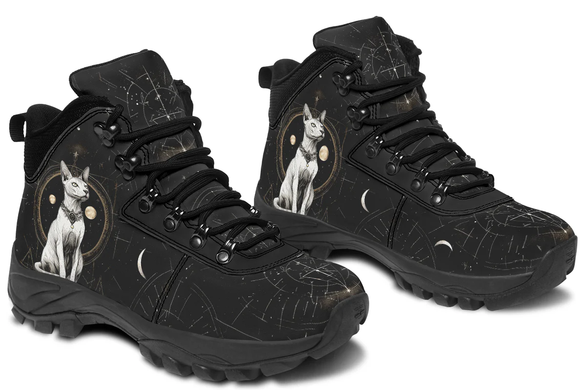 Cosmic Sphynx Cat Outdoor Boots - Image 10