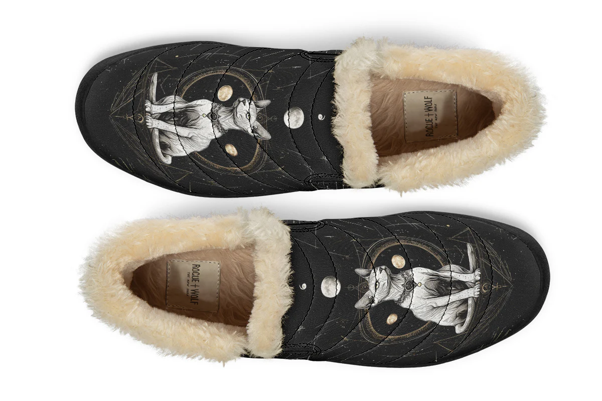 Cosmic Sphynx Cat Winter Sneakers - Image 9