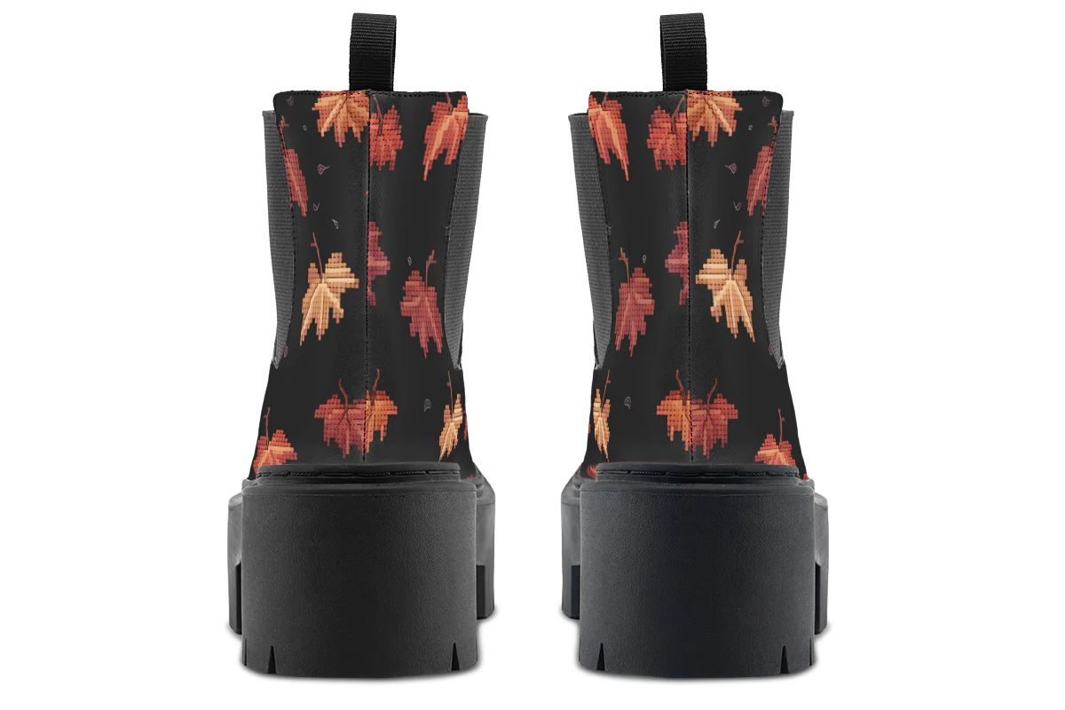 Cozy Autumn Platform Chelsea Boots - Image 6