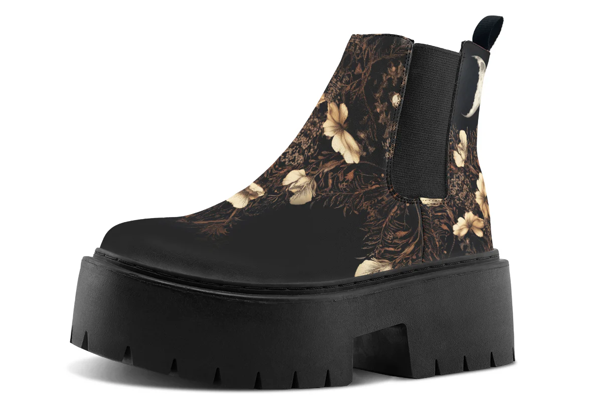 Crescent Garden Platform Chelsea Boots - Image 2
