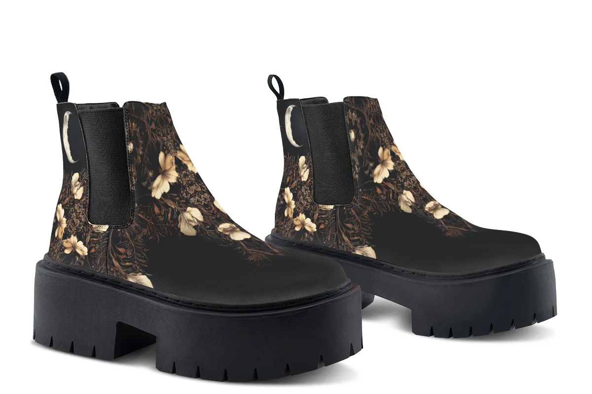 Crescent Garden Platform Chelsea Boots - Image 5