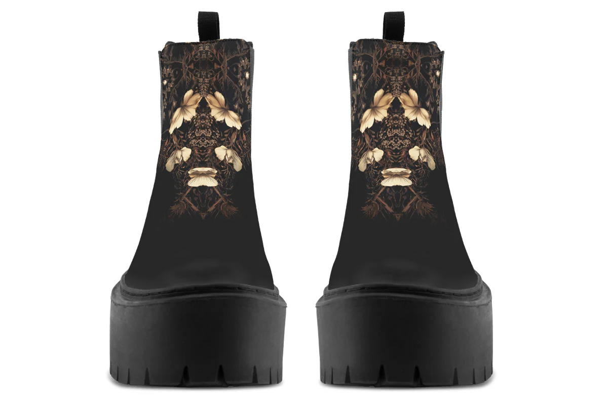 Crescent Garden Platform Chelsea Boots - Image 7