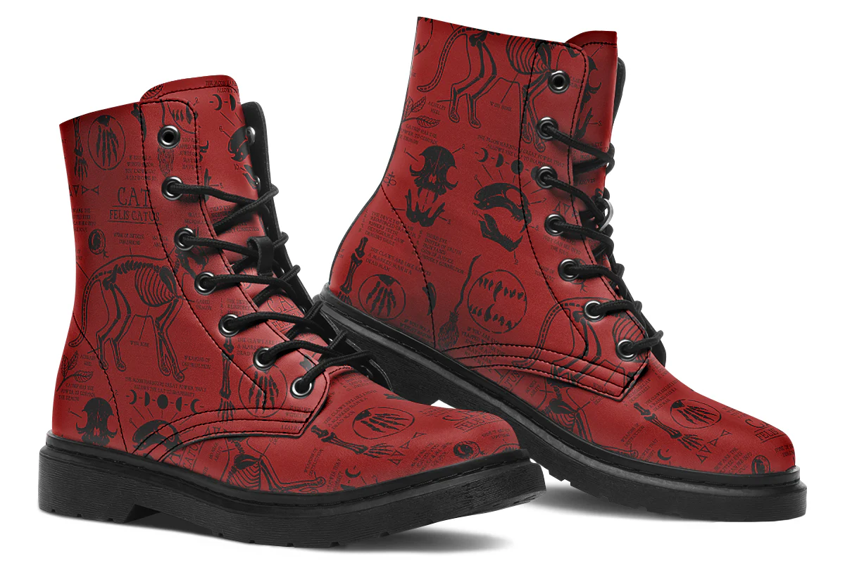 Crimson Cat Study Boots - Image 5