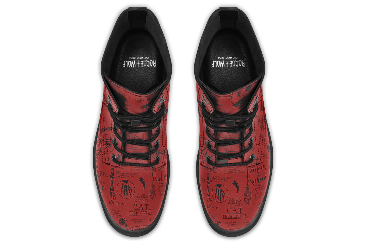 Crimson Cat Study Boots - Image 8