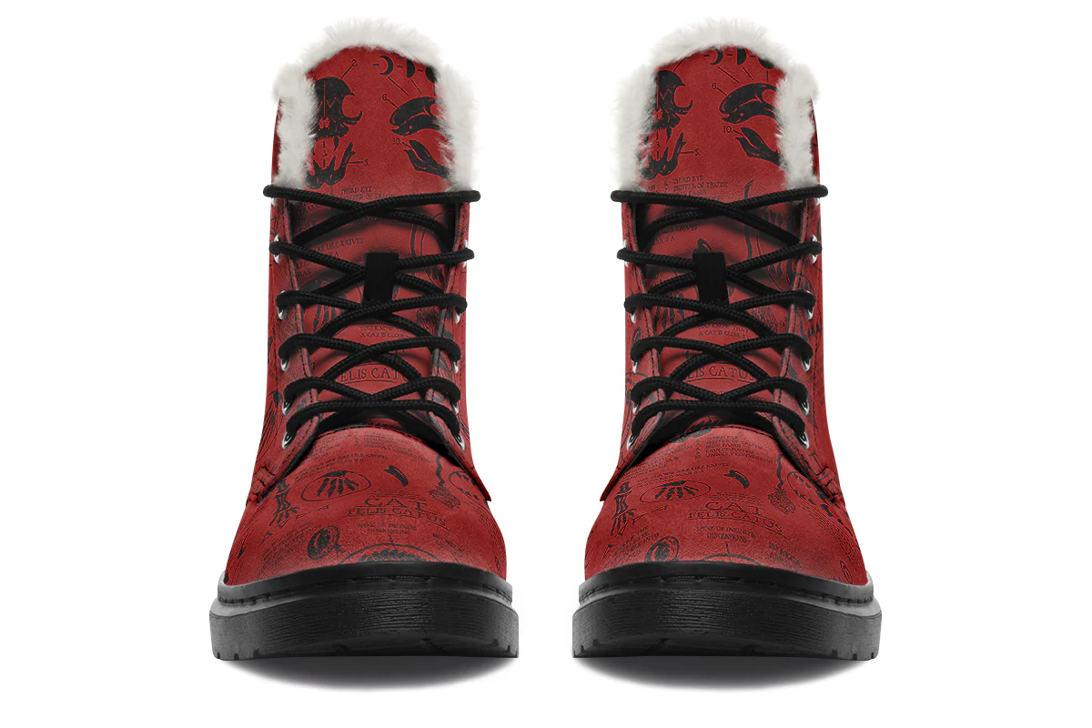 Crimson Cat Study Winter Boots - Image 3