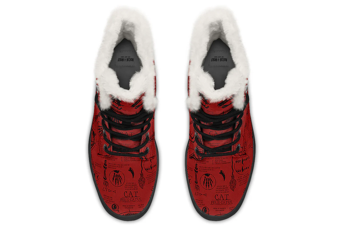 Crimson Cat Study Winter Boots - Image 7