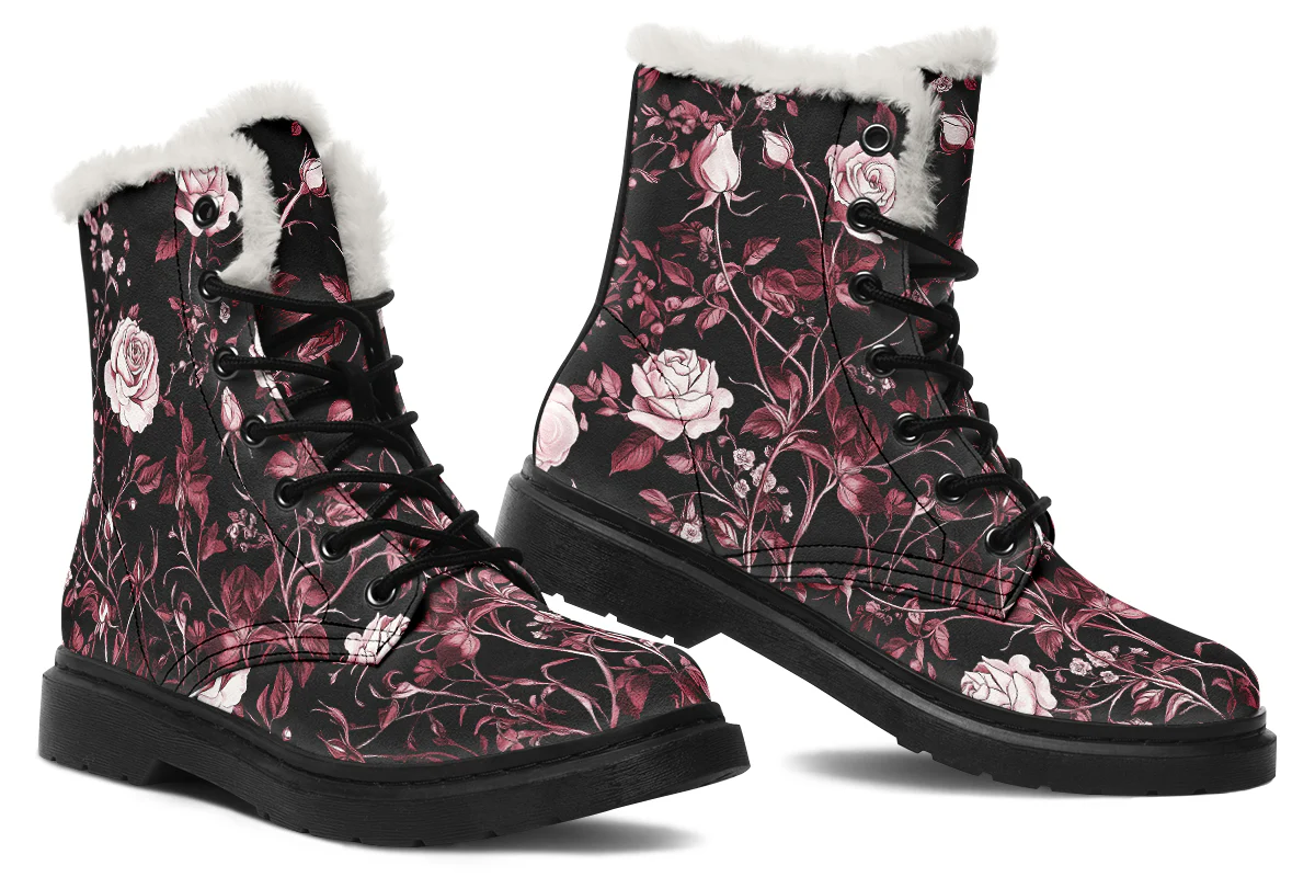 Crimson Rose Romance Winter Boots - Image 5