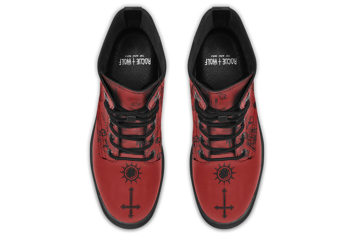 Crimson Vampire Study Boots - Image 8