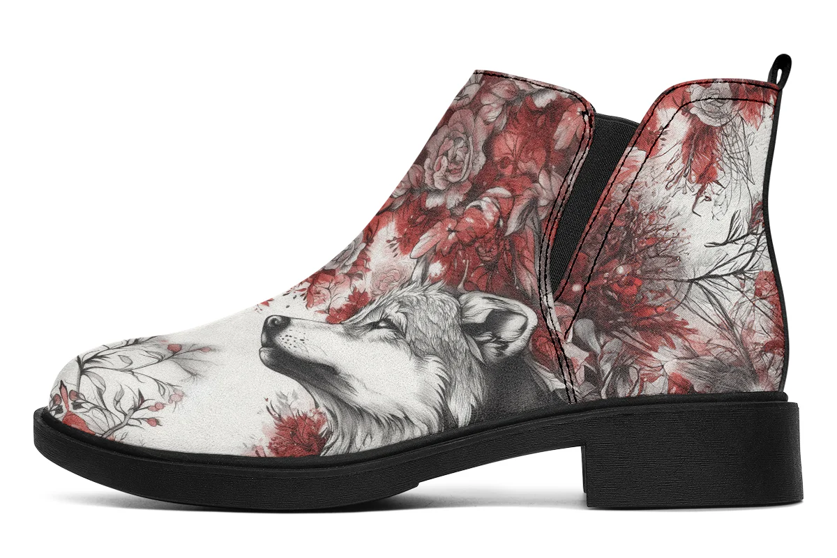 Crimson Wolf Chelsea Boots