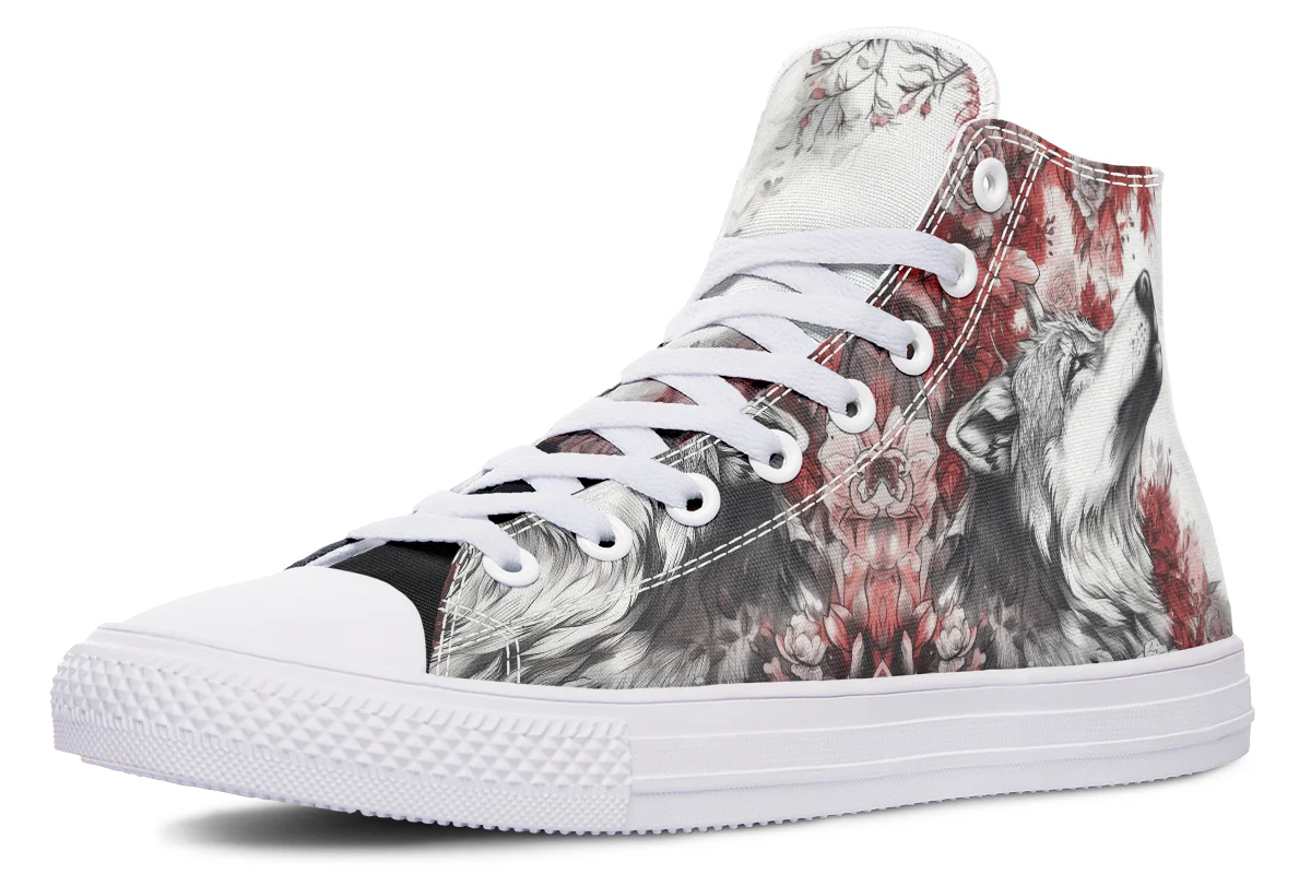 Crimson Wolf High Tops - Image 11