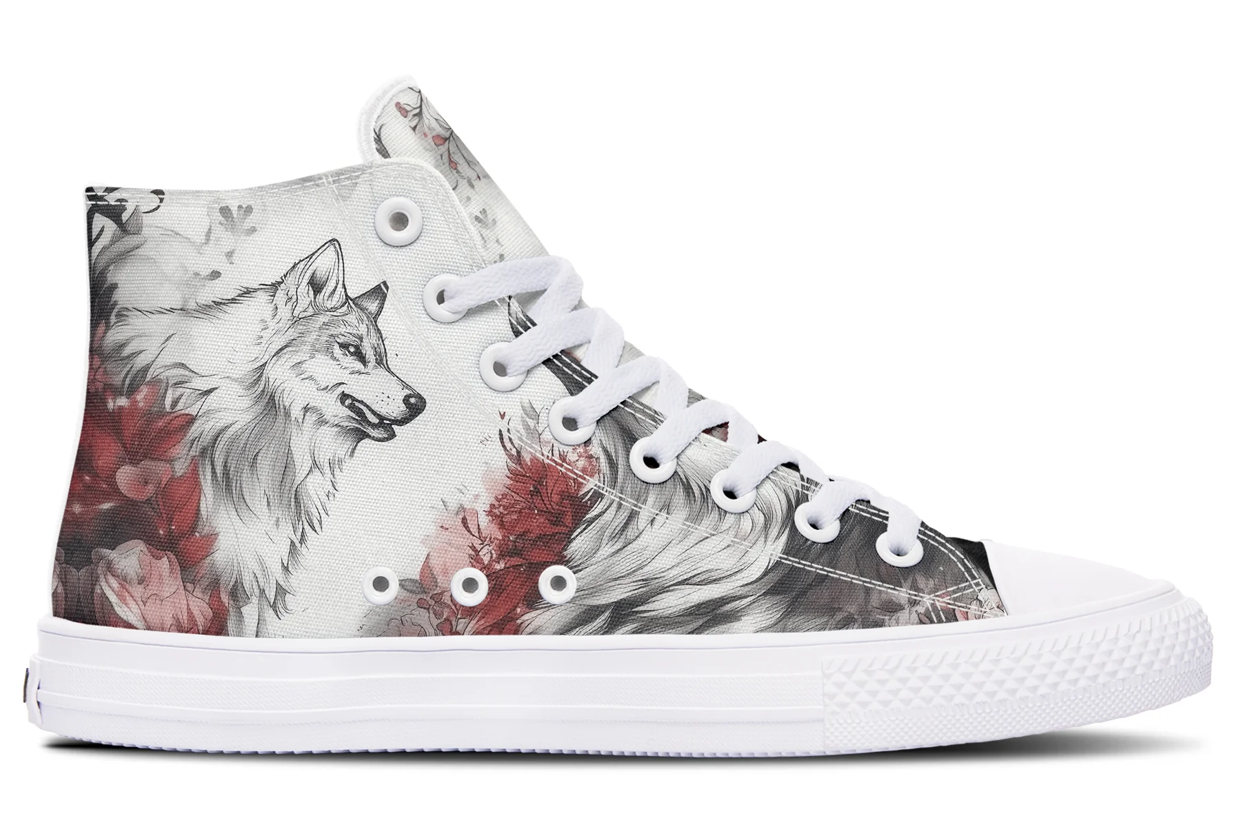 Crimson Wolf High Tops - Image 12