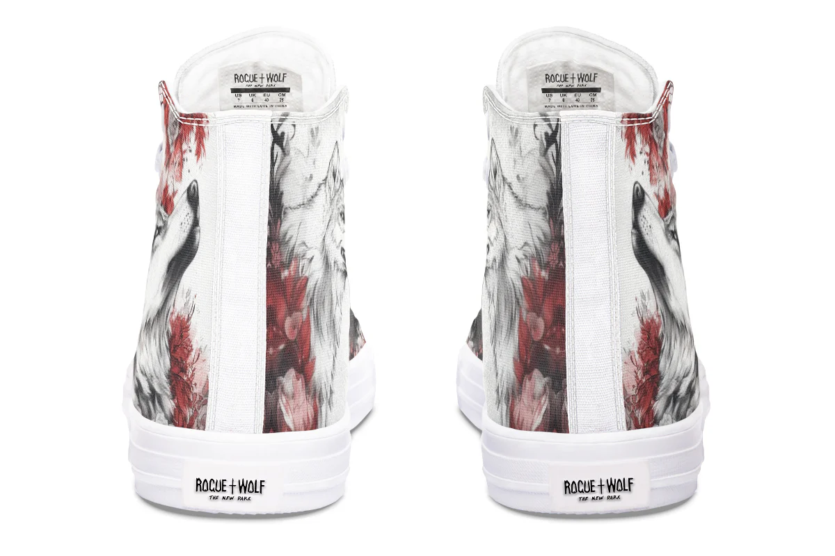 Crimson Wolf High Tops - Image 17