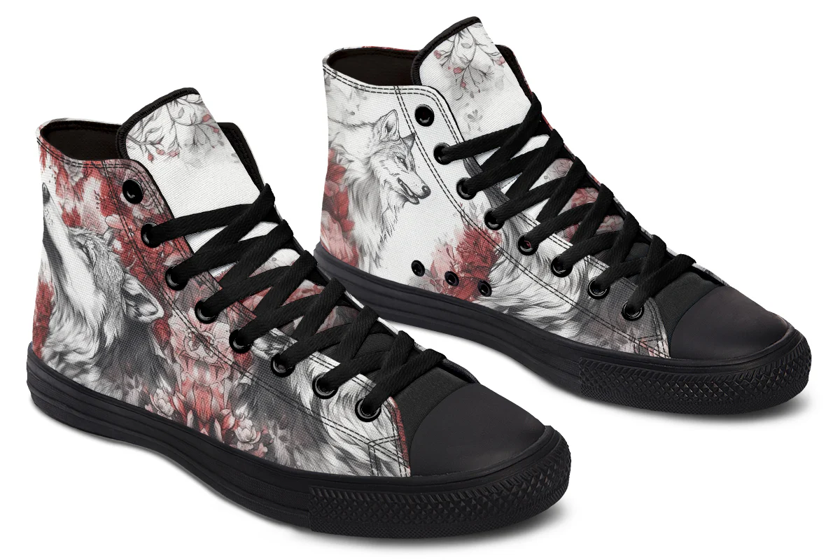 Crimson Wolf High Tops - Image 5