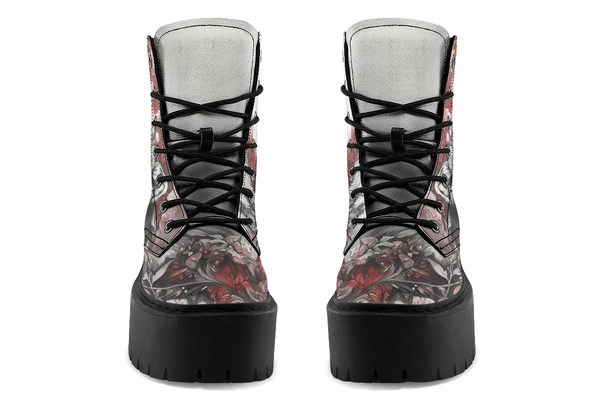 Crimson Wolf Platform Boots - Image 7