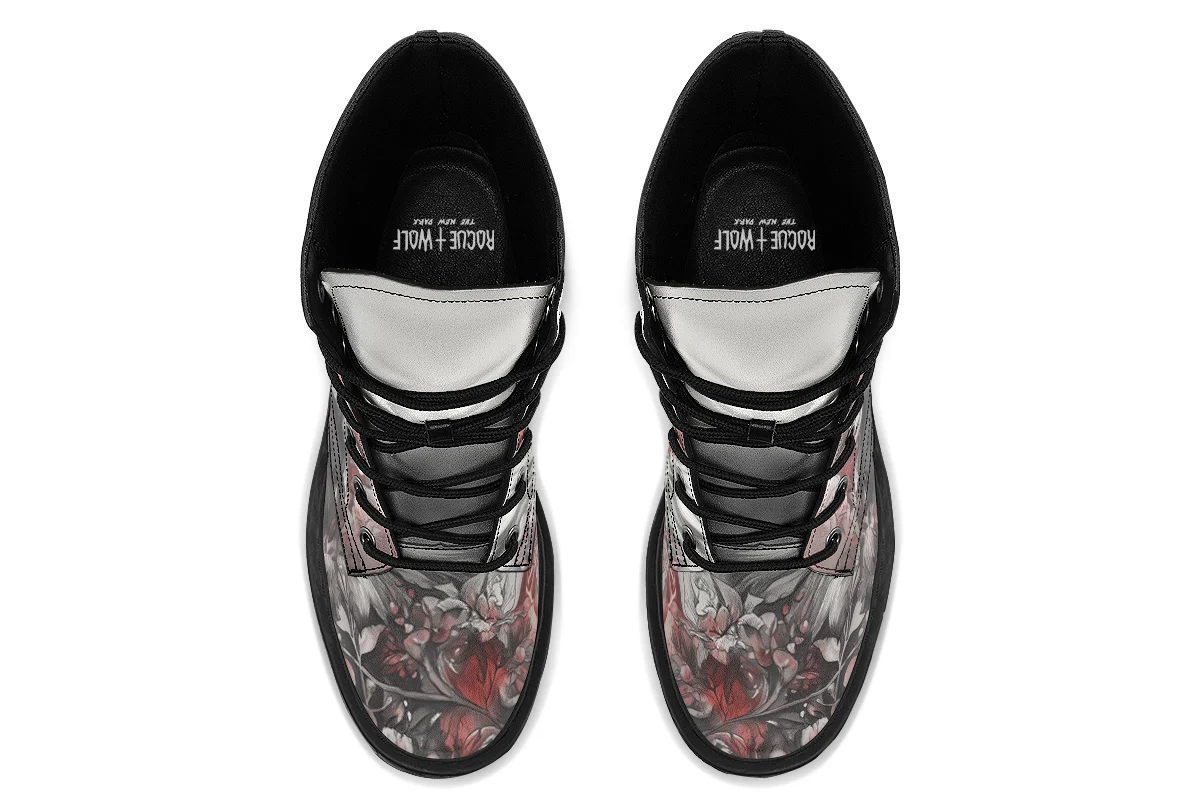 Crimson Wolf Platform Boots - Image 8