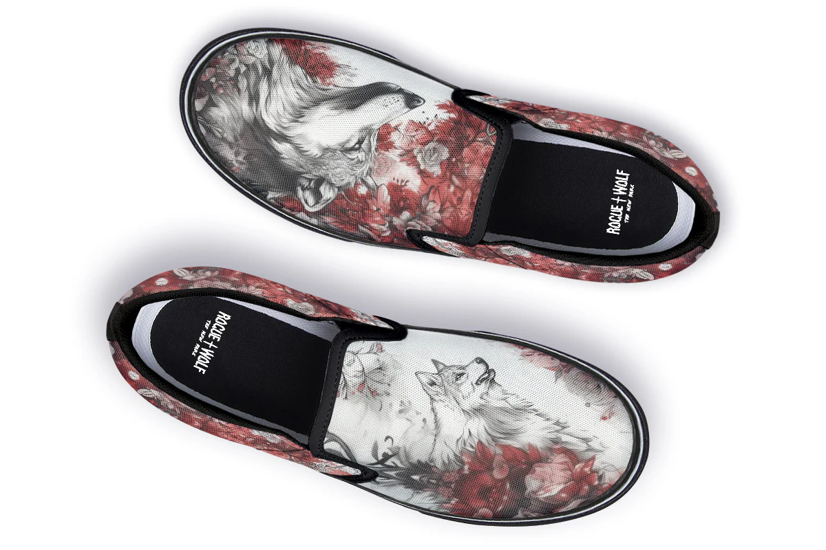 Crimson Wolf Slipons - Image 7