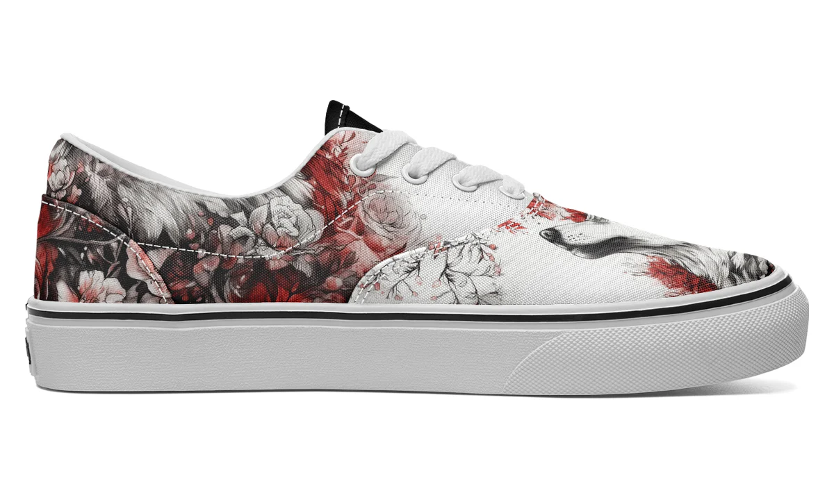 Crimson Wolf Street Sneakers - Image 10
