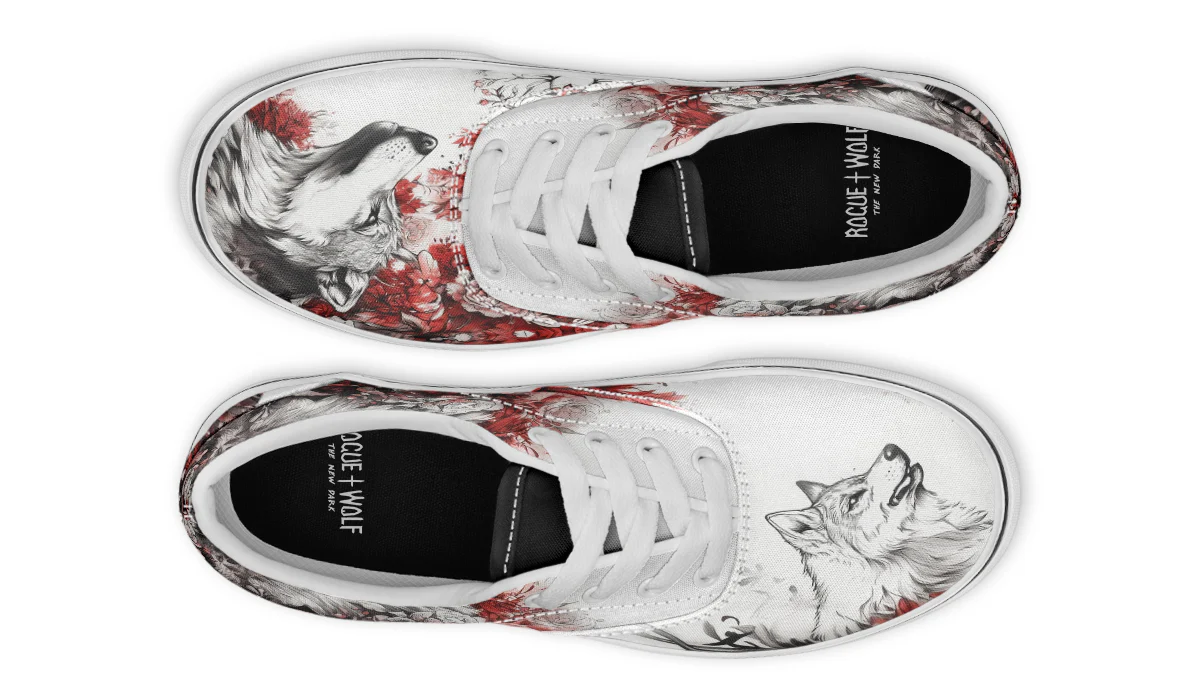 Crimson Wolf Street Sneakers - Image 11