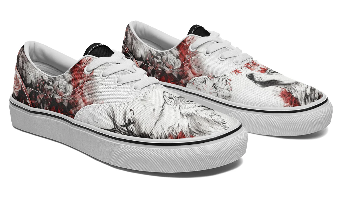 Crimson Wolf Street Sneakers - Image 12