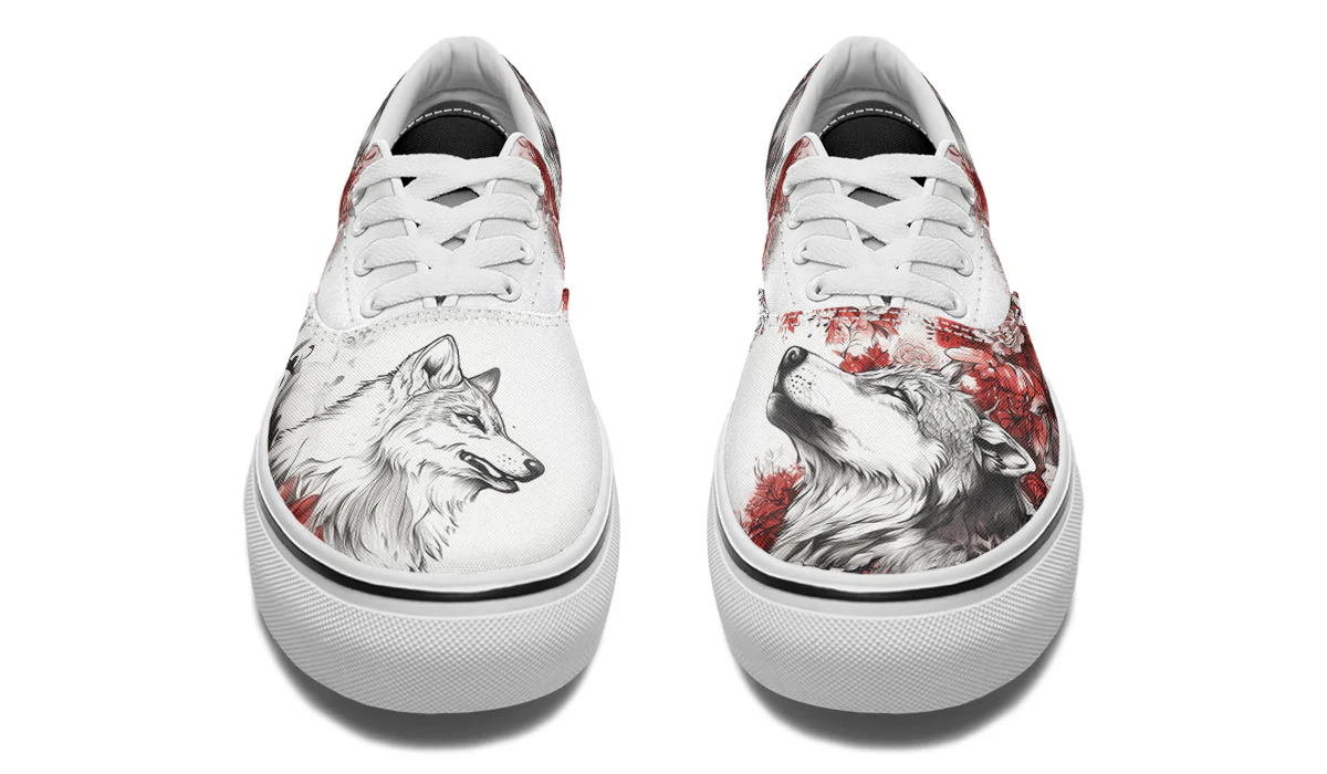 Crimson Wolf Street Sneakers - Image 13