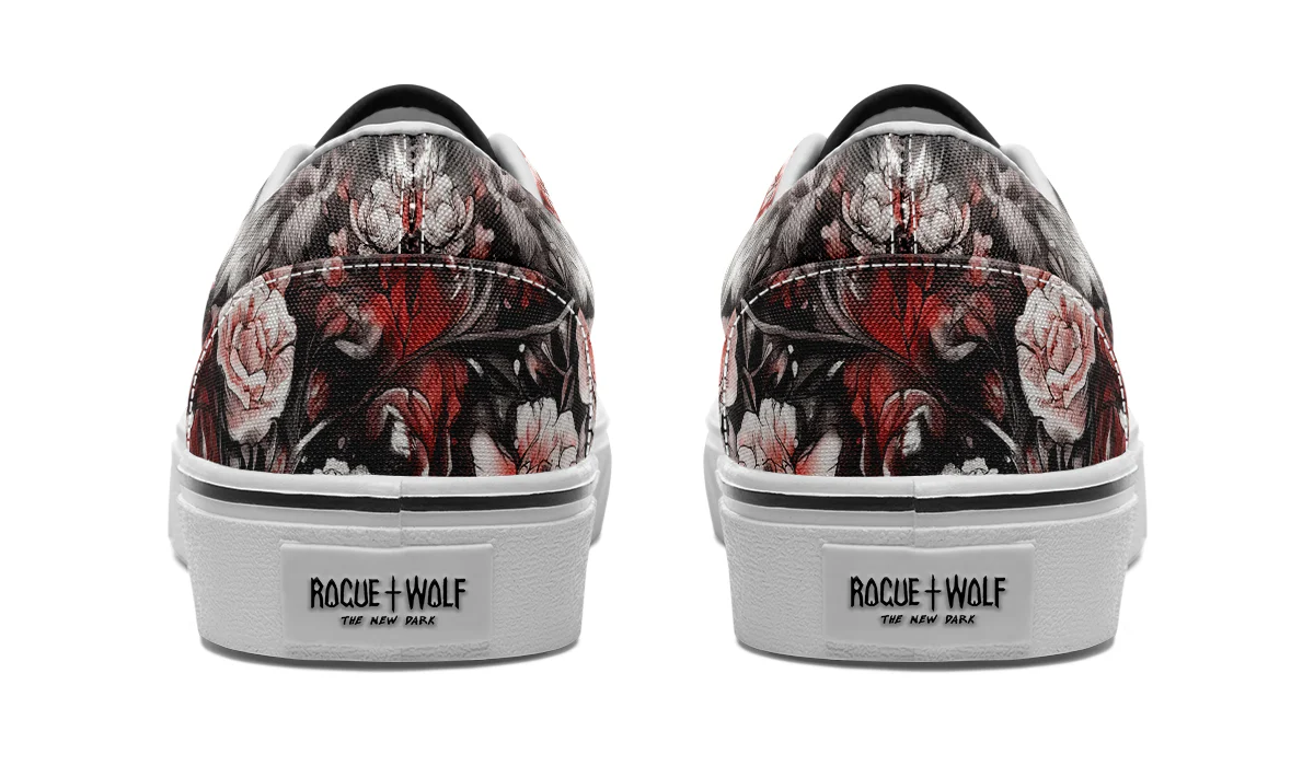 Crimson Wolf Street Sneakers - Image 14