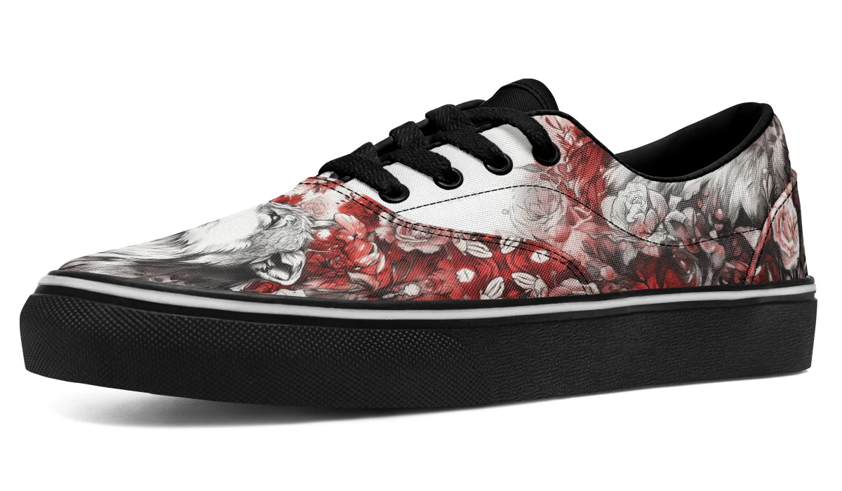 Crimson Wolf Street Sneakers - Image 2