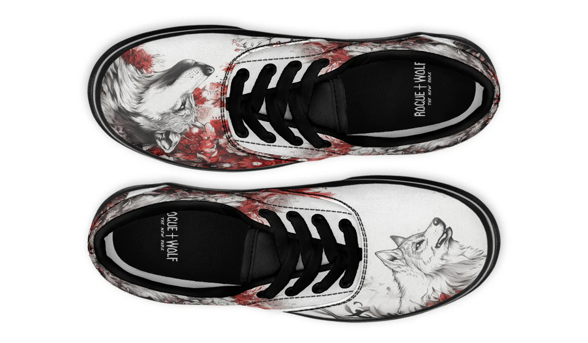 Crimson Wolf Street Sneakers - Image 4
