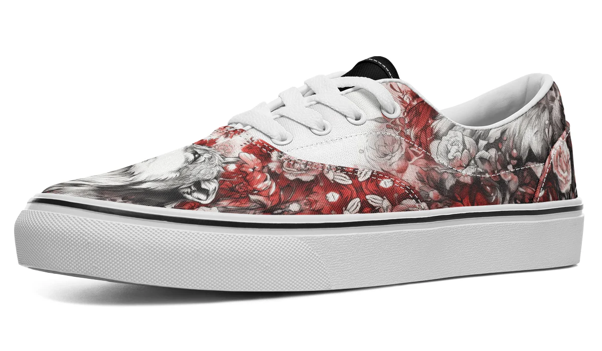 Crimson Wolf Street Sneakers - Image 9