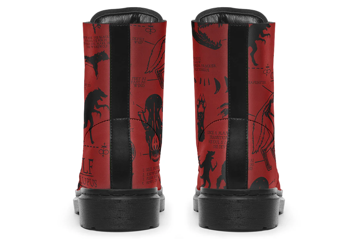 Crimson Wolf Study Boots - Image 7
