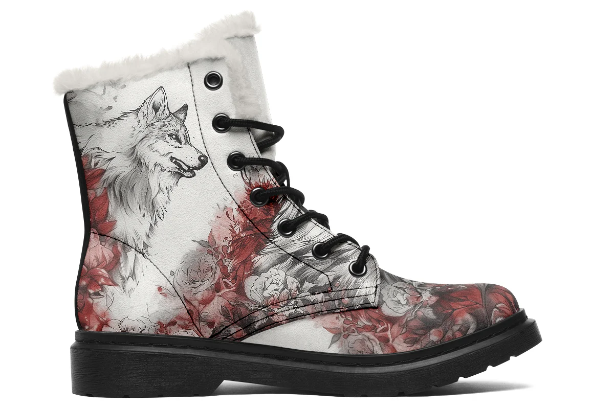 Crimson Wolf Winter Boots - Image 2