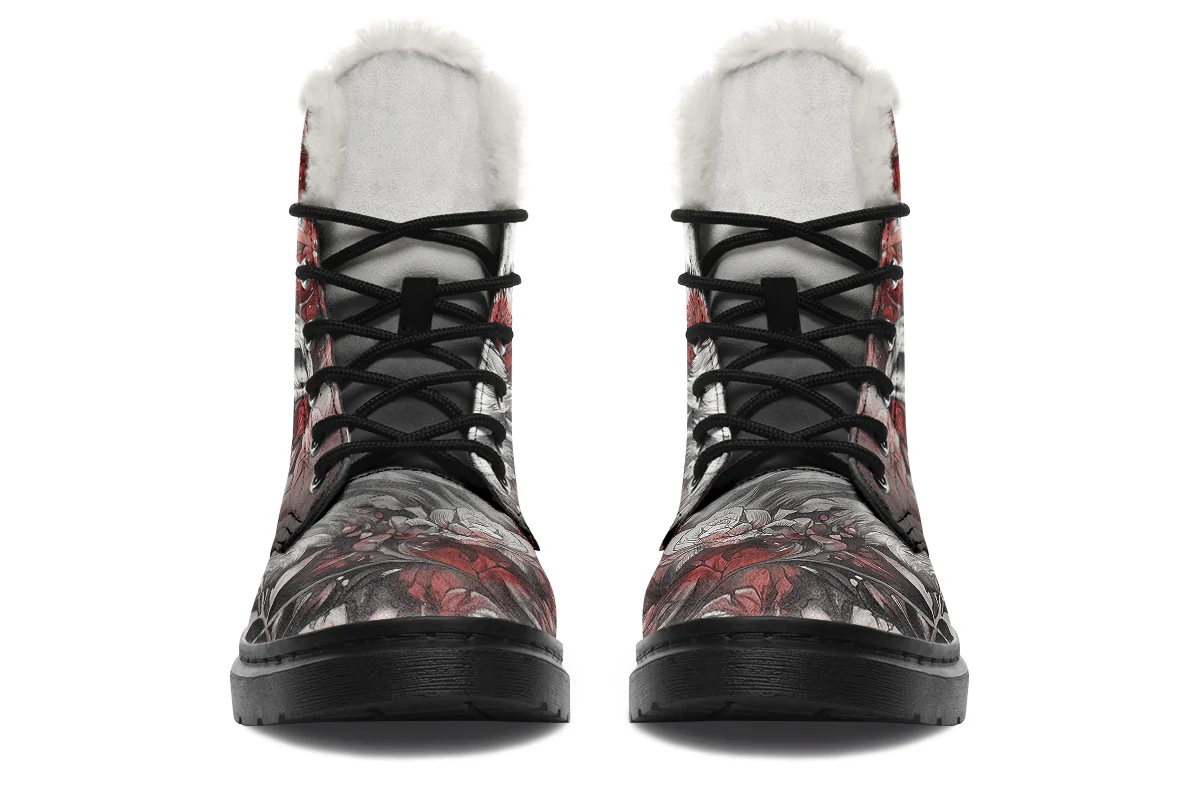 Crimson Wolf Winter Boots - Image 3