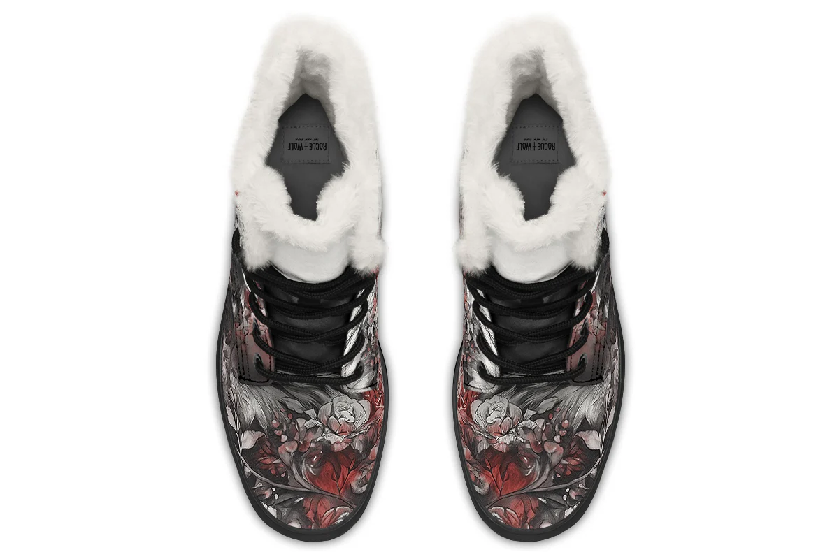 Crimson Wolf Winter Boots - Image 7