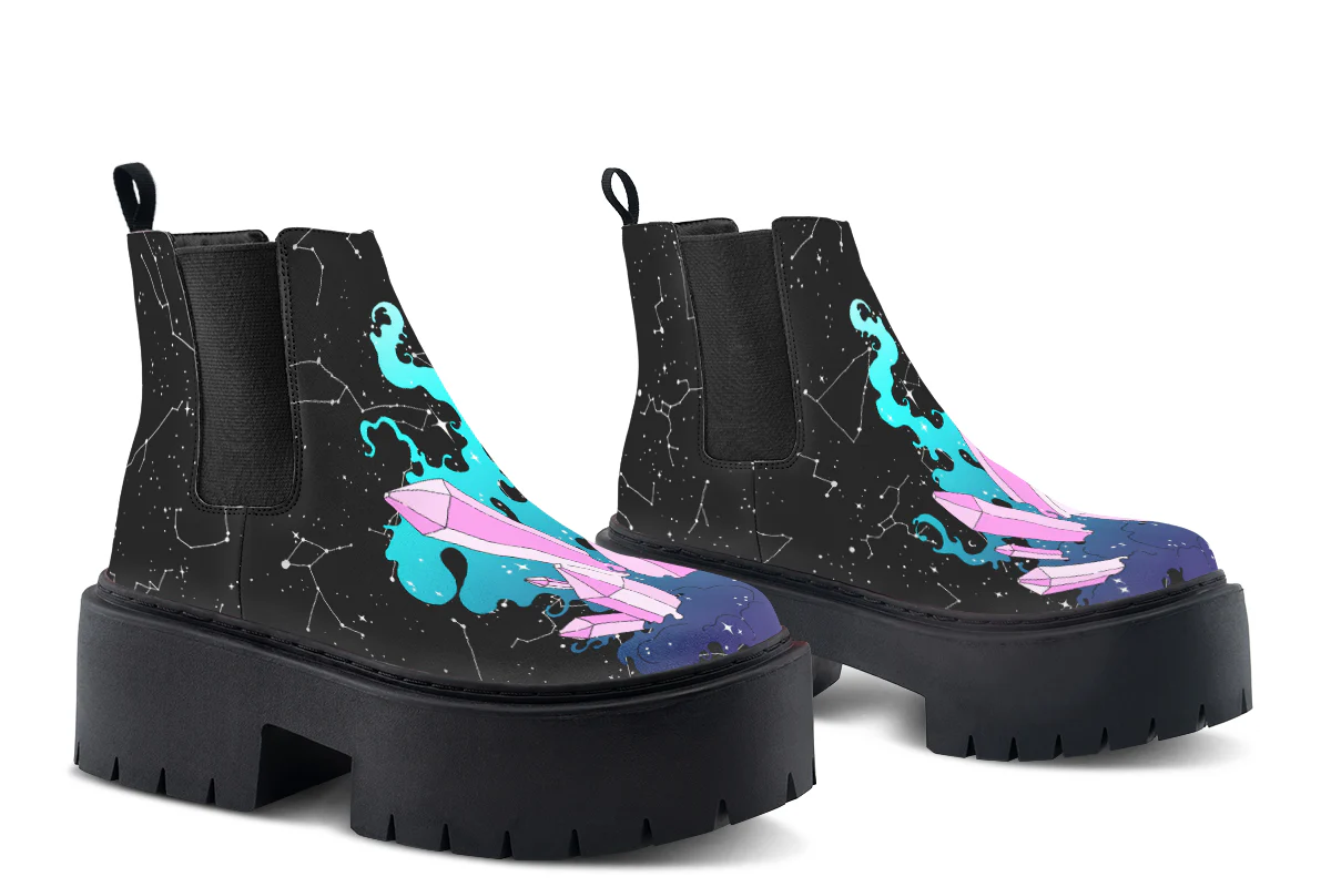 Crystal Sky Platform Chelsea Boots - Image 5