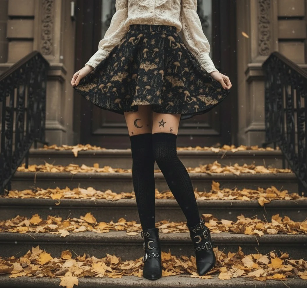 Curio Noctis Skater Skirt - Image 4