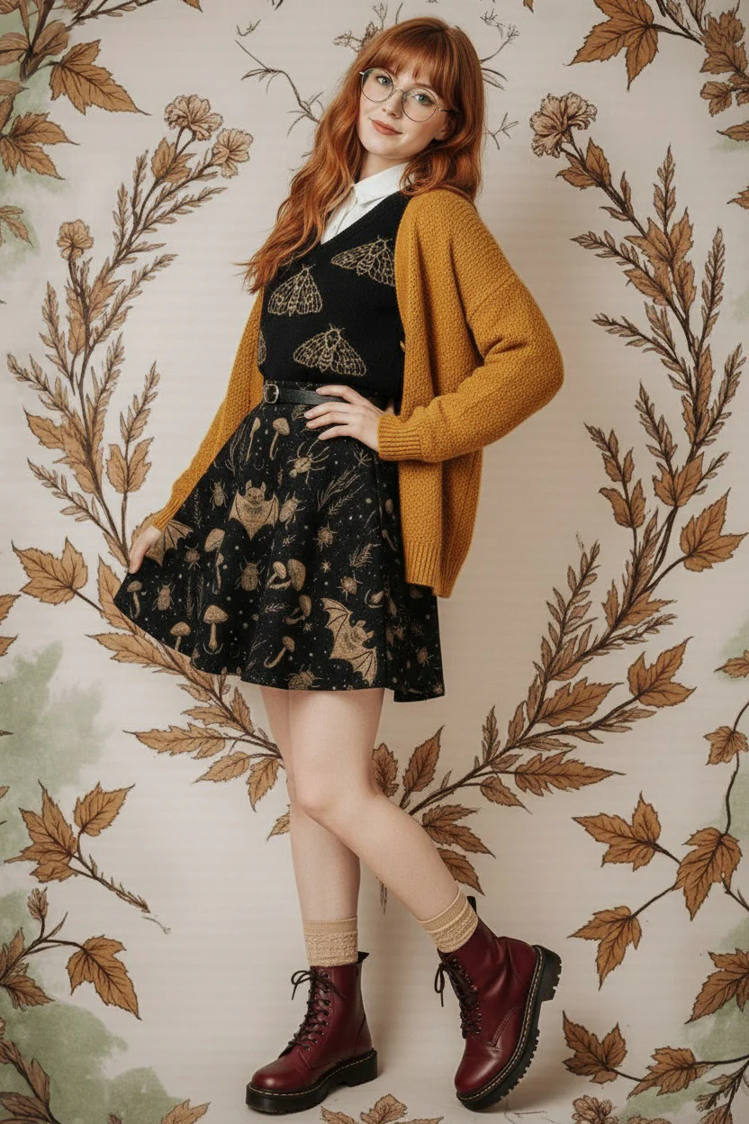 Curio Noctis Skater Skirt - Image 6