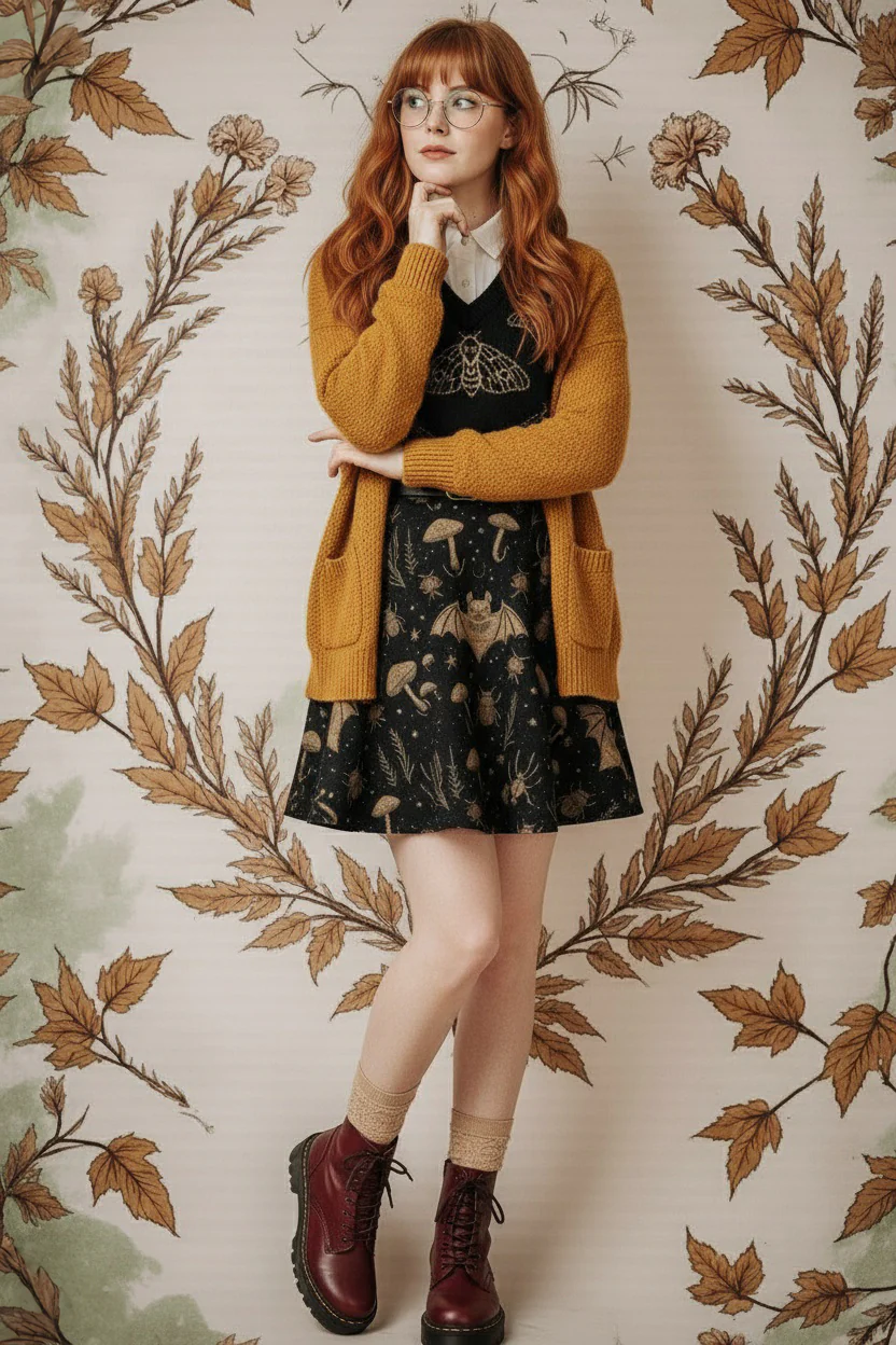 Curio Noctis Skater Skirt - Image 7