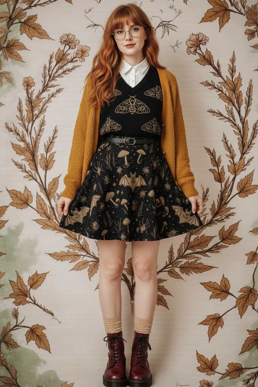 Curio Noctis Skater Skirt - Image 8