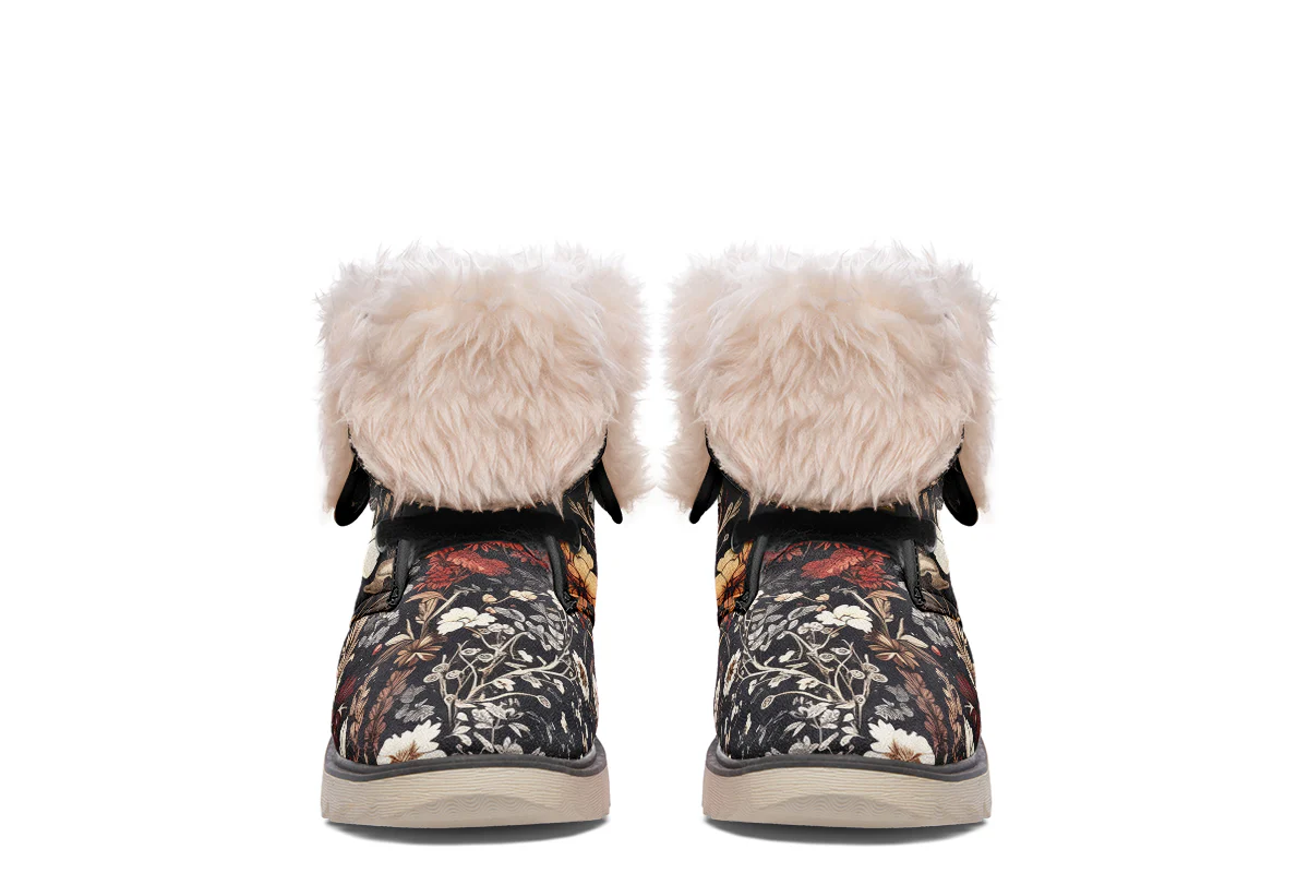 Dark Fairytale Fold Over Winter Boots - Image 12