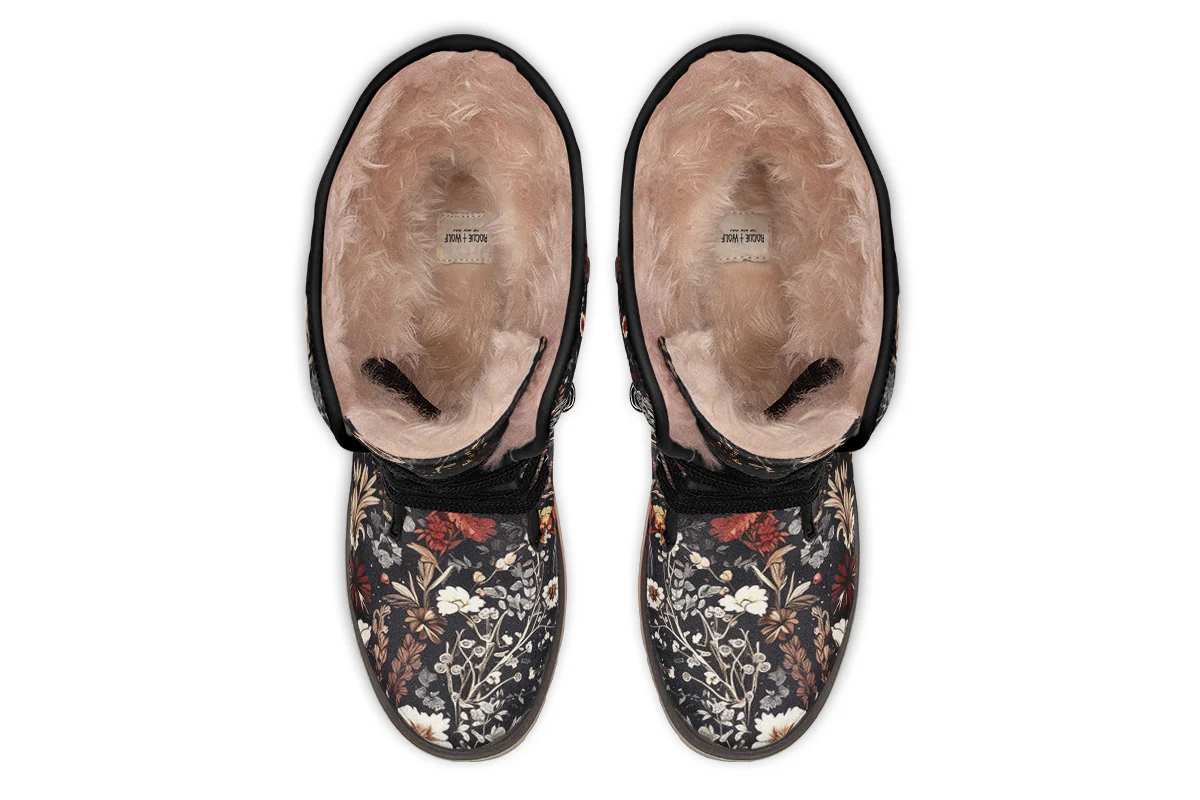 Dark Fairytale Fold Over Winter Boots - Image 6