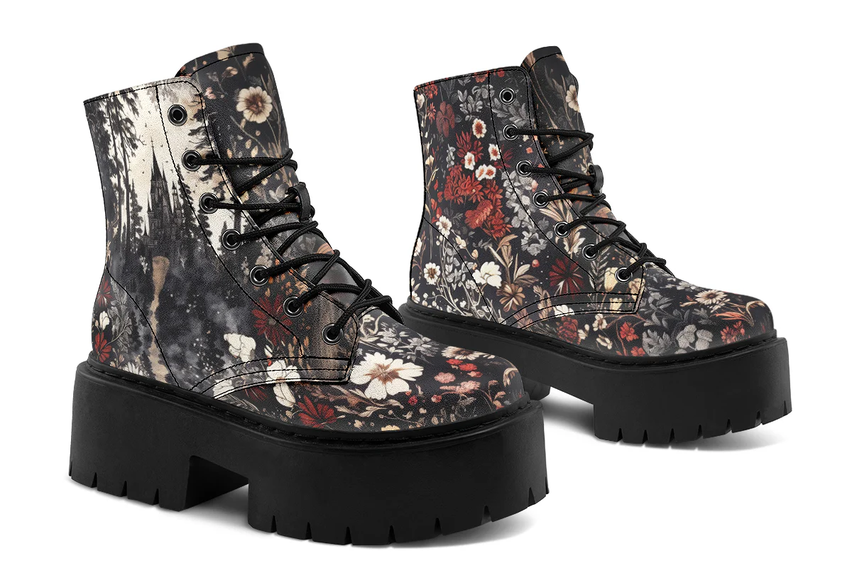 Dark Fairytale Platform Boots - Image 4