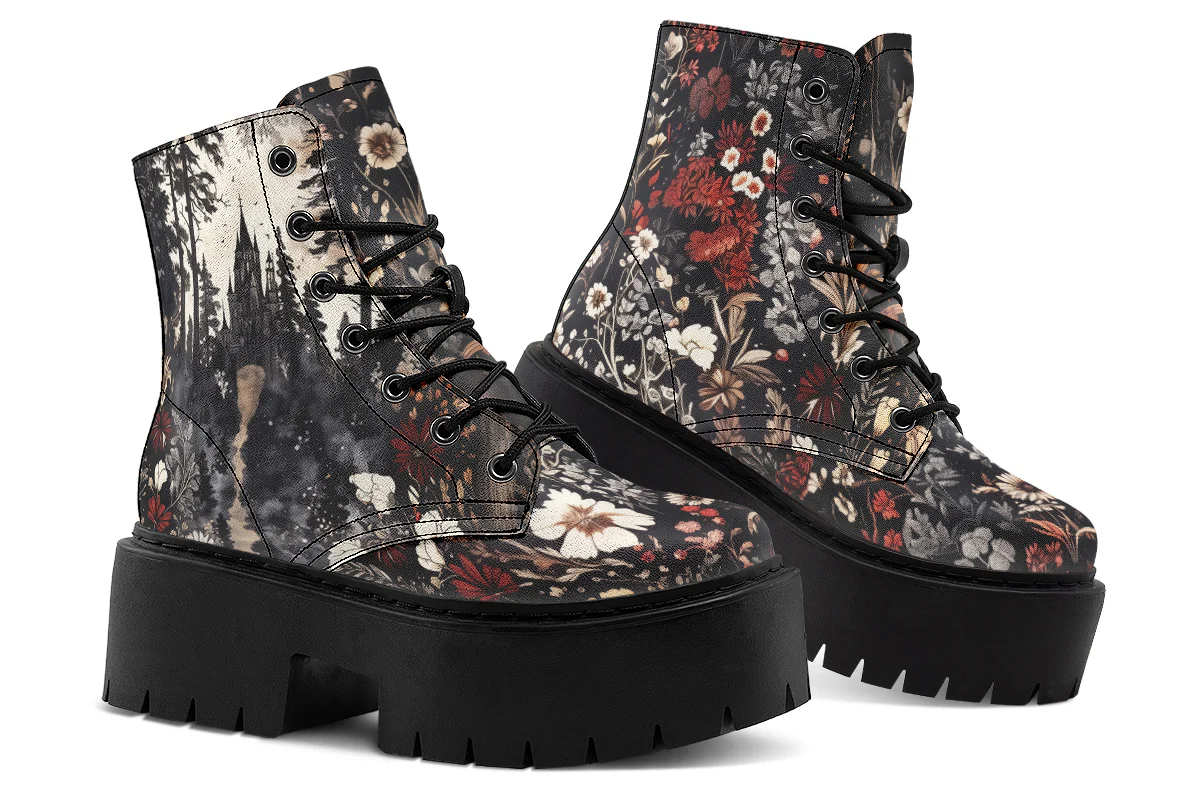 Dark Fairytale Platform Boots - Image 5